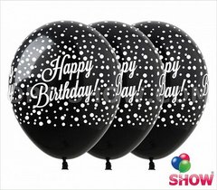Гелиевые шары с надписью "С днём рождения"
