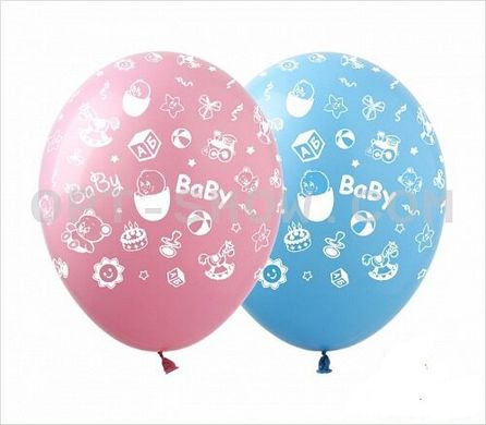 Гелеві кульки з малюнком "Baby"
